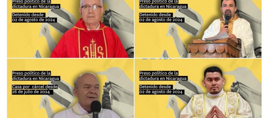 Denuncian secuestro de al menos 11 sacerdotes y diáconos en Nicaragua