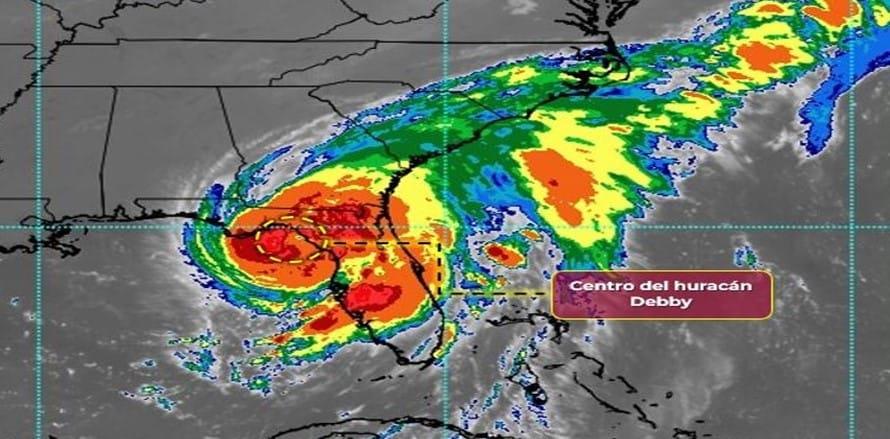 Tormenta tropical ´Debby´ se convierte en huracán categoría 1