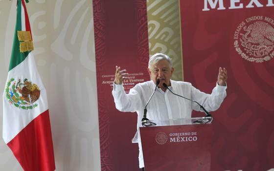 Insiste Obrador que se va contento porque habrá continuidad a la 4T