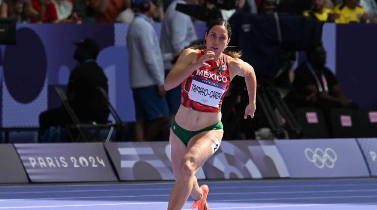 Atleta Cecilia Tamayo termina 7mo en prueba de 200 metros planos