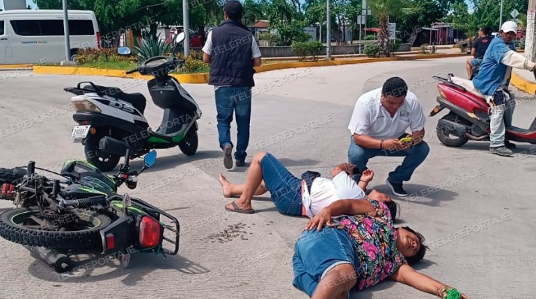 Choque en Frontera, Centla deja 2 mujeres lesionadas