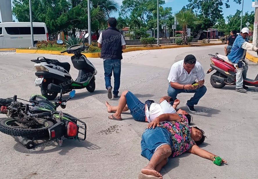 Choque en Frontera, Centla deja 2 mujeres lesionadas