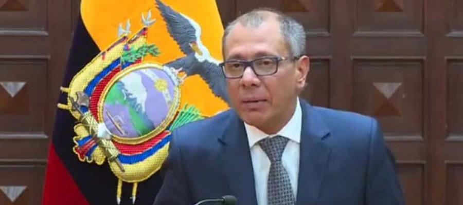 Solicita México a Ecuador salvoconducto para Jorge Glas