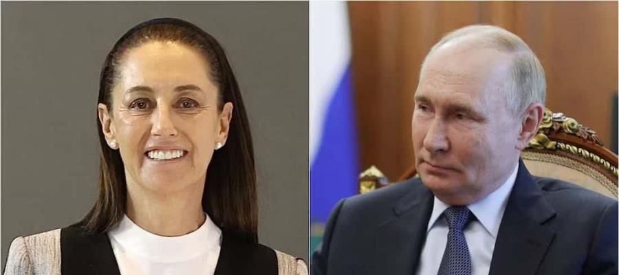 Invita Sheinbaum a Putin a su toma de protesta como presidente