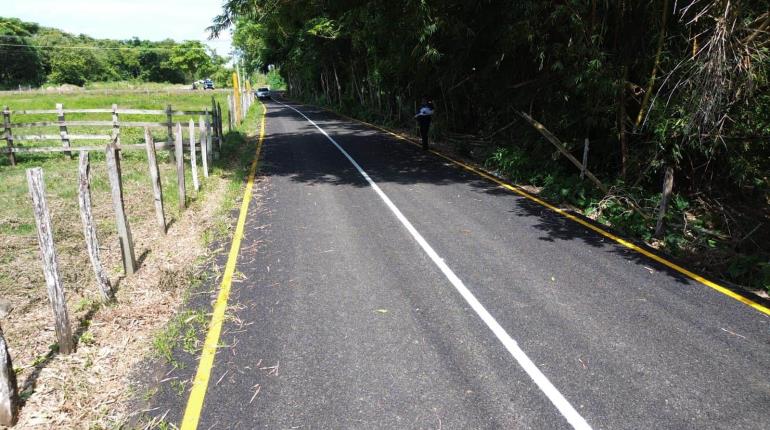 Inaugura Ayuntamiento de Cunduacán pavimentación de carretera principal en Pechucalco