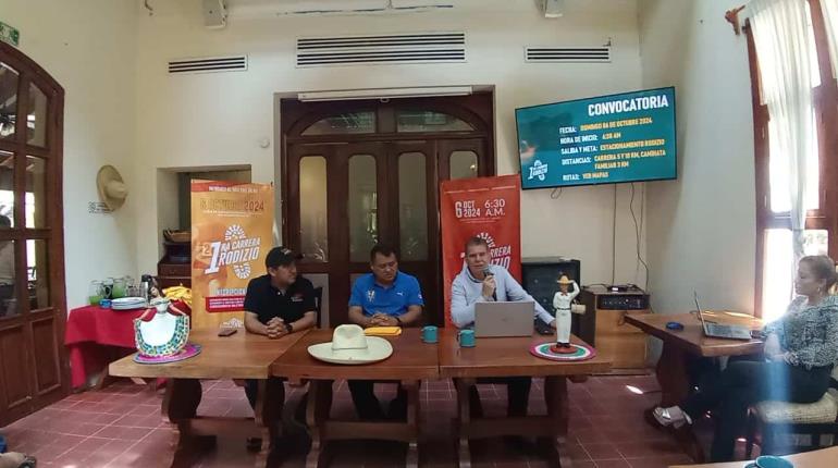 Presentan 1ra Carrera Rodizio de 5 y 10 km a realizarse el 6 de octubre