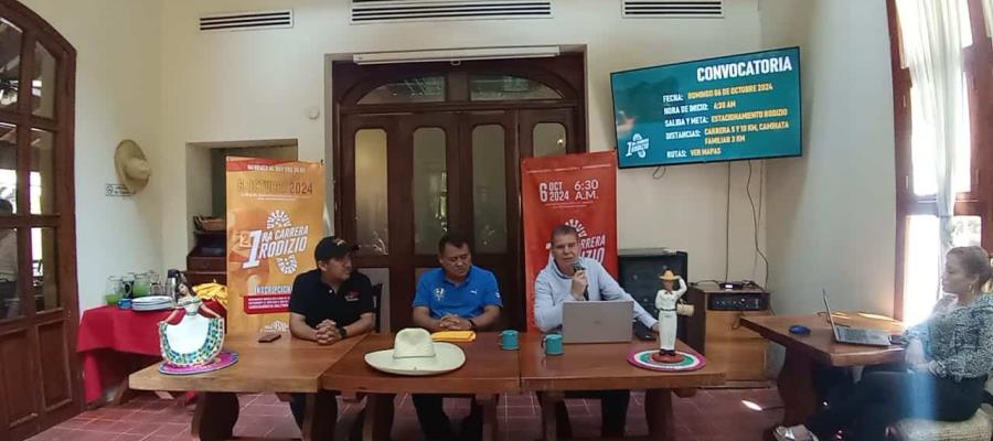 Presentan 1ra Carrera Rodizio de 5 y 10 km a realizarse el 6 de octubre