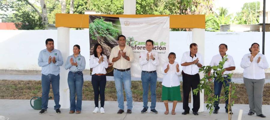 Arranca en Cunduacán campaña de reforestación