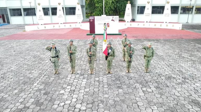 Realizan cambio de comandante de la décima octava zona militar en Tenosique