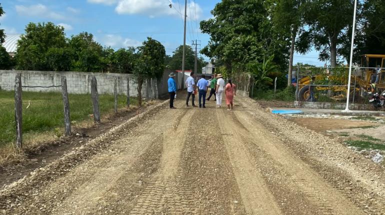 Inician obras de construcción de calles en Jalpa