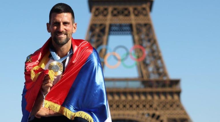 Novak Djokovic se baja del Abierto de Cincinnati tras ganar medalla de oro en Paris