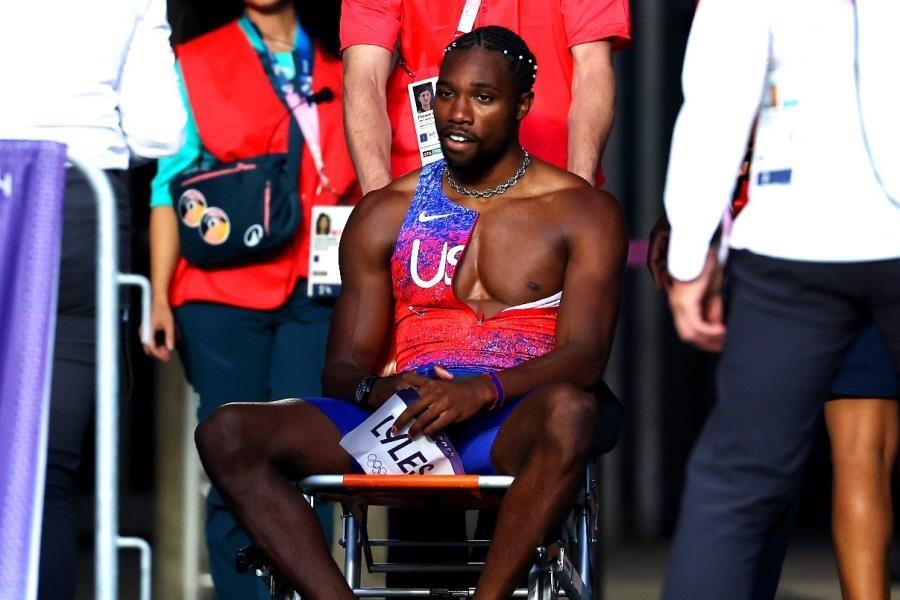 Noah Lyles corre los 200 m siendo positivo a COVID y gana bronce