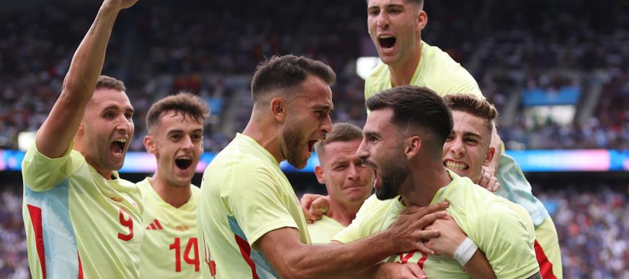 España gana oro en futbol varonil al vencer a Francia