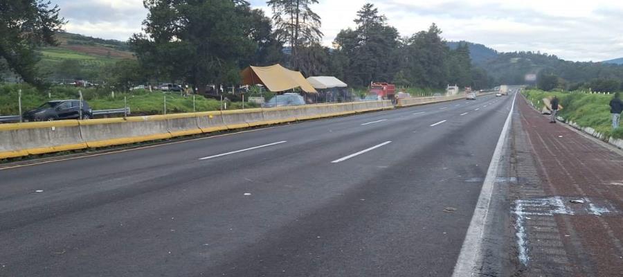 Liberan la autopista México-Puebla tras una semana de bloqueo