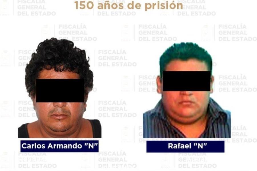 Dan 150 años de prisión a dos secuestradores de Centro