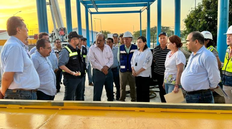 Supervisan avances de la Planta Carrizal II en Centro