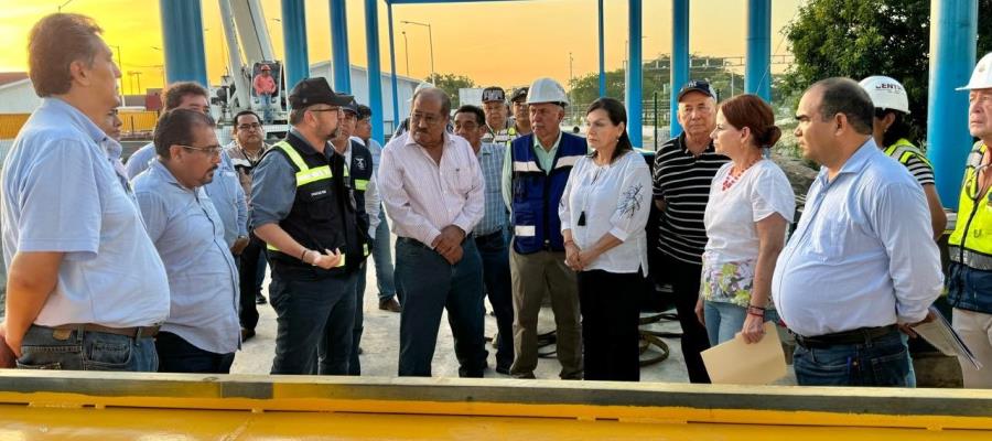 Supervisan avances de la Planta Carrizal II en Centro