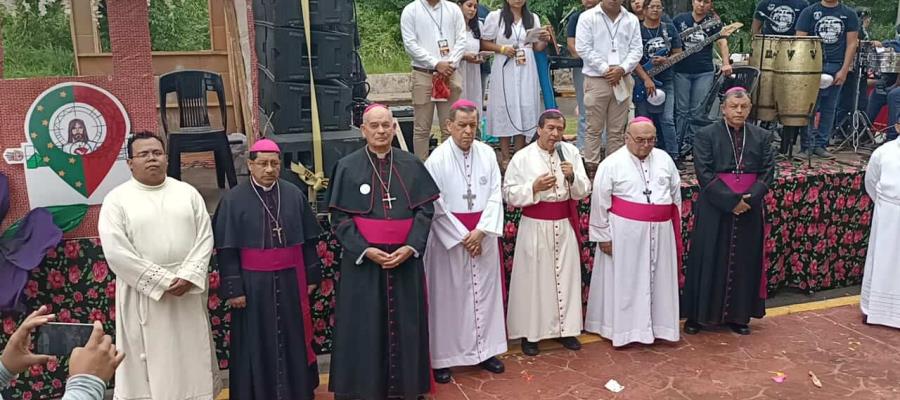 Desde Tabasco, Provincia de Yucatán encabeza peregrinación juvenil por la paz