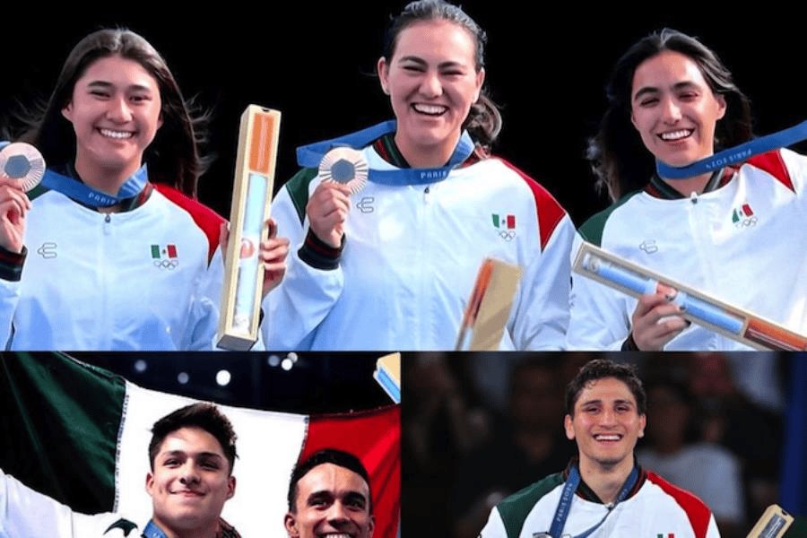 México cierra con 5 medallas y 19 diplomas olímpicos en París 2024