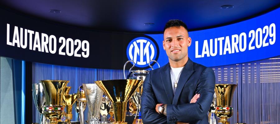 Lautaro Martínez renueva con el Inter; será el mejor pagado de Italia