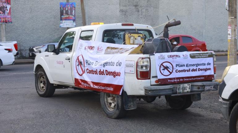 Dan banderazo a mega operativo de nebulización contra el dengue en Centro