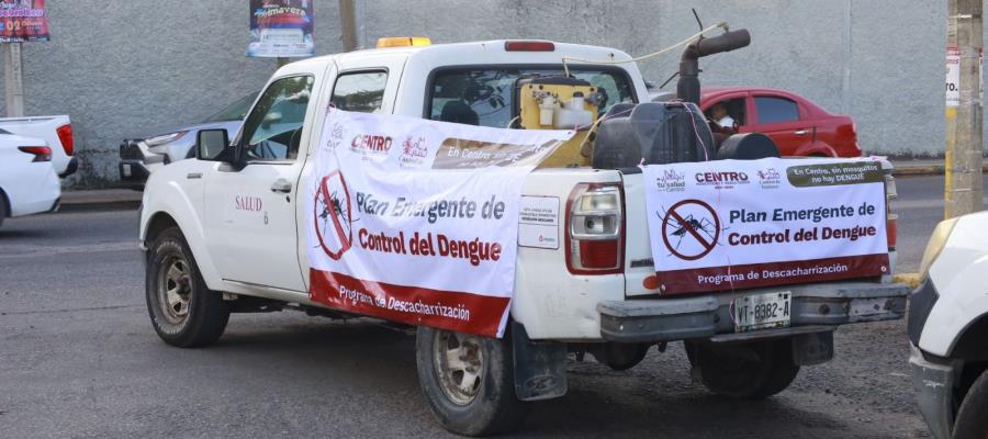 Dan banderazo a mega operativo de nebulización contra el dengue en Centro