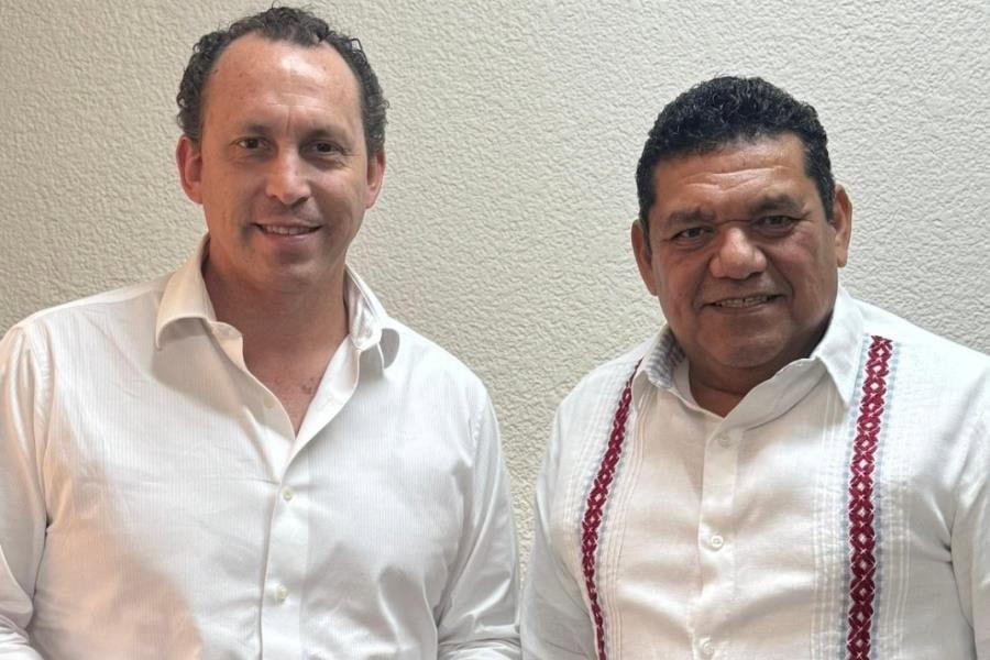 Javier May se reúne con Horacio de la Vega, presidente de la LMB