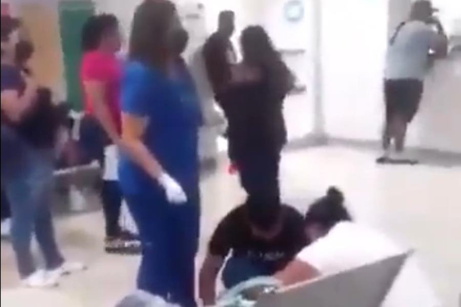 Da a luz en sala de espera de Hospital en Reynosa