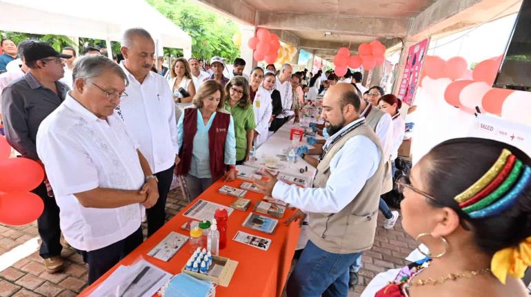 Inaugura gobernador Jornada Nacional de Salud Pública 2024 en Comalcalco