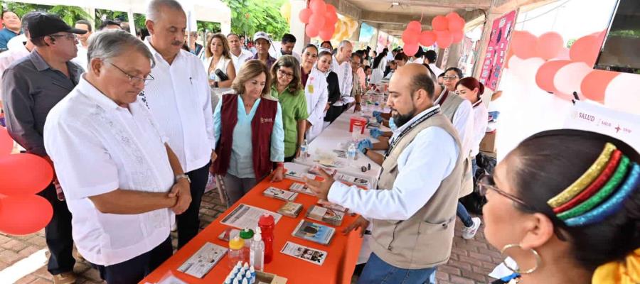 Inaugura gobernador Jornada Nacional de Salud Pública 2024 en Comalcalco