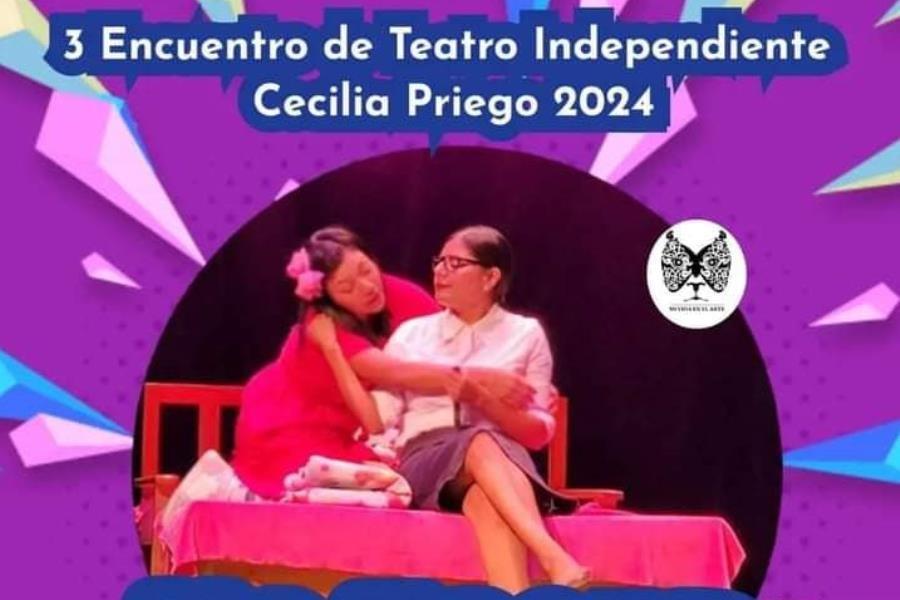 Inicia Encuentro de Teatro Independiente Cecilia Priego con la obra ´No tocar´