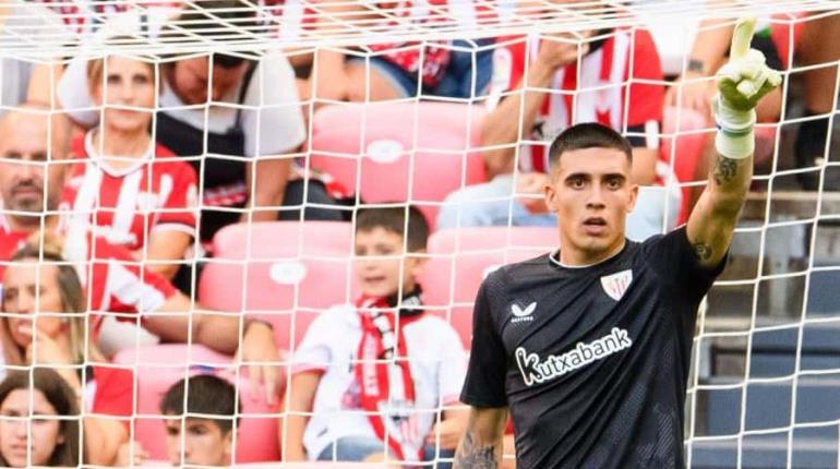 Portero mexicano Alex Padilla debuta como titular con Athletic de Bilbao