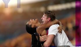 Tara Davis y Hunter Woodhall: campeones olímpica y paralímpico que enamoraron a París 2024 con su festejo