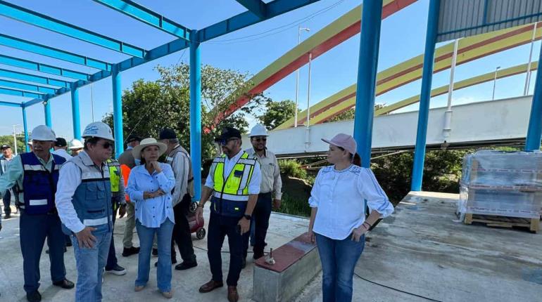 Supervisan Aura Medina y Osuna avances de la planta Carrizal II