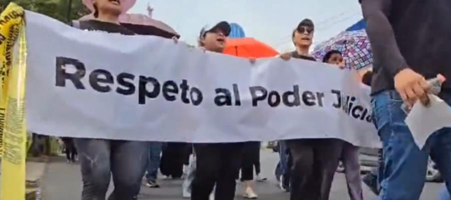 Se solidarizan PRI y PAN nacional con trabajadores del Poder Judicial en paro laboral 