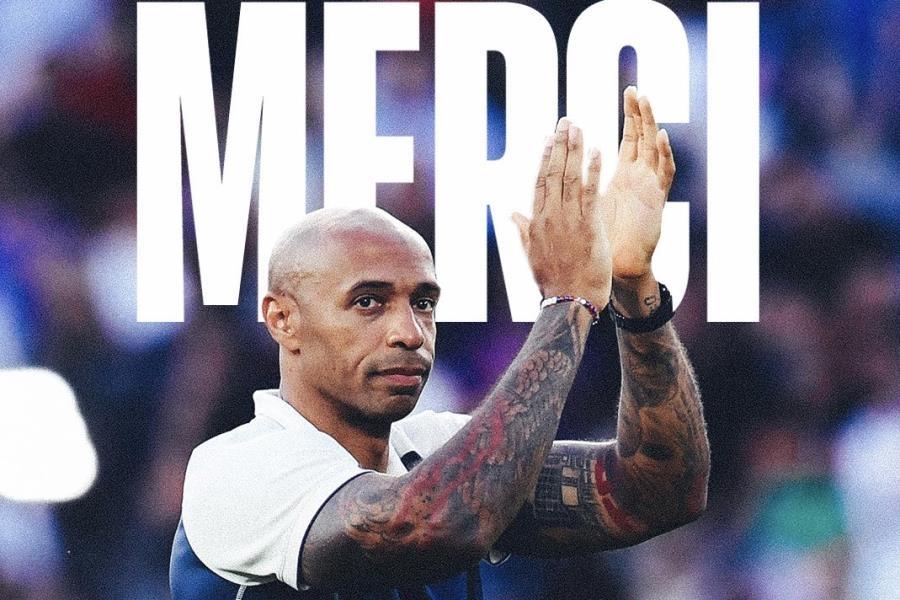 Thierry Henry deja la Selección de Francia Sub