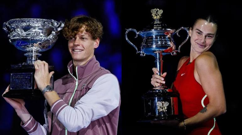 Jannik Sinner y Aryna Sabalenka, campeones del Masters de Cincinnati