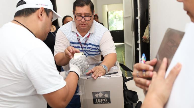 IEPC realiza traslado de paquetes electorales de pasada elección a bodega central