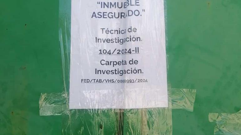 Asegura FGR planta de aguas congénitas de Nacajuca tras denuncia de contaminación ambiental