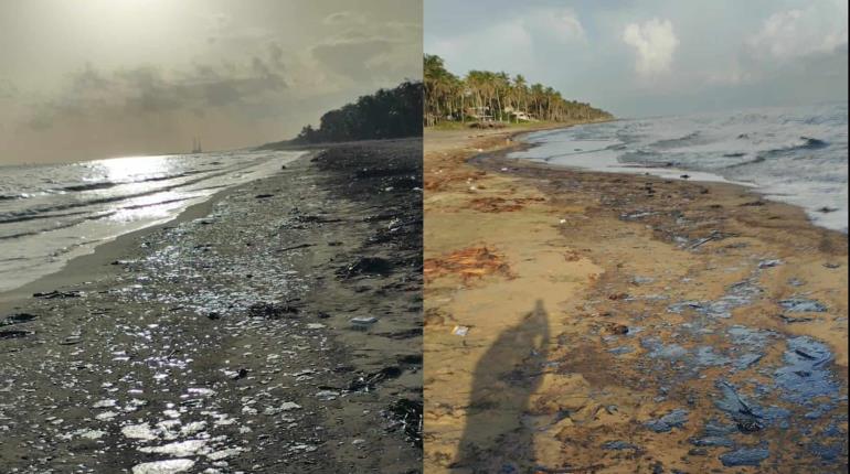 Chapapote afecta 16 kilómetros de playa en Paraíso; impacta turismo