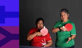 Claudia Pérez y Martha Verdín, paratletas que representarán a México en tenis de mesa adaptado en París