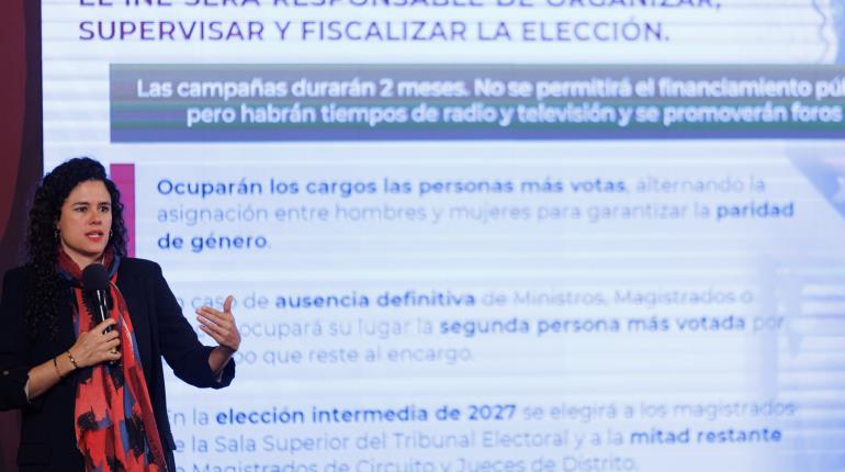 Acusa Segob a oposición de generar "falso debate" por sobrerrepresentación para frenar Reforma Judicial