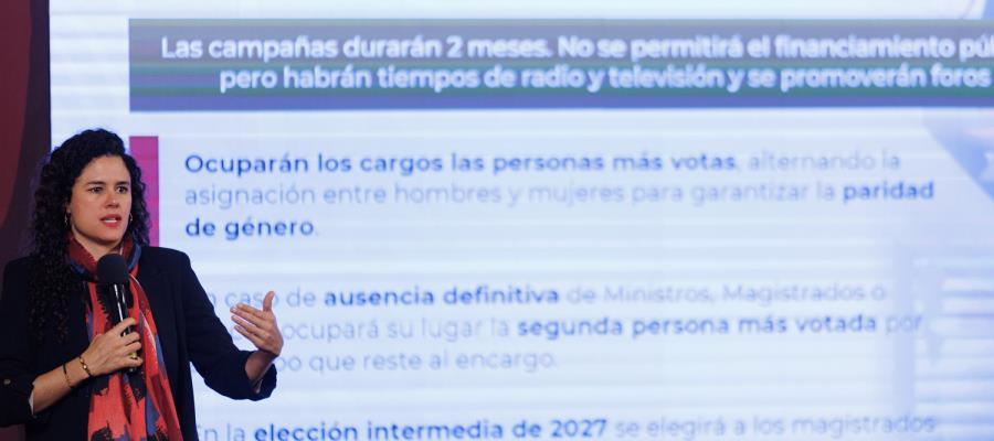 Acusa Segob a oposición de generar "falso debate" por sobrerrepresentación para frenar Reforma Judicial