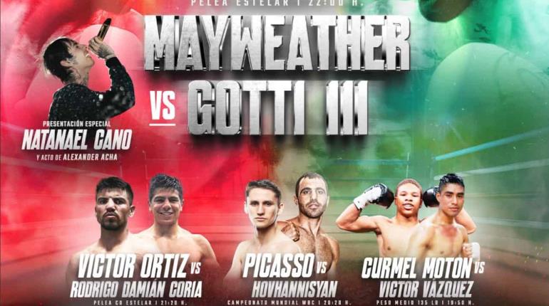 Mayweather llega a México para su combate vs John Gotti y es recibido con mariachi