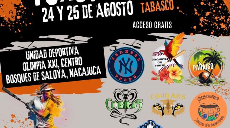 1er Torneo Estatal de Softbol Femenil se jugará este fin de semana con 7 municipios participantes