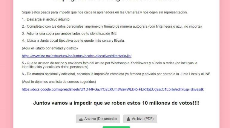 Lanza Xóchitl "No al agandalle", guía para impugnación ciudadana contra sobrerrepresentación