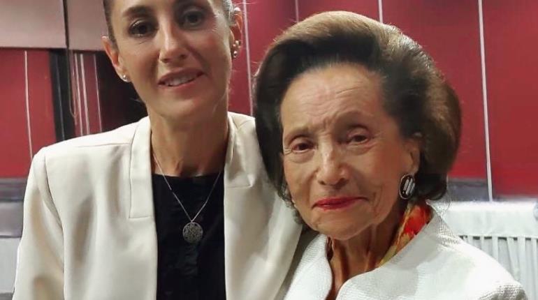 Contenta se dice Claudia Sheinbaum que Ifigenia Martínez sea quien le imponga la banda presidencial