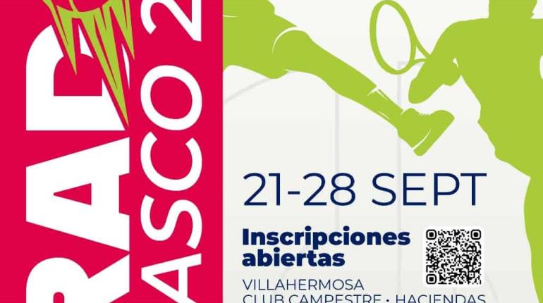 Lanzan convocatoria del torneo de Tenis GRADO 1 a realizarse en septiembre en Villahermosa