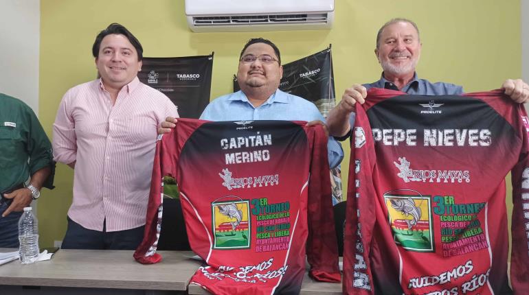 Presentan 3er Torneo Ecológico de la Pesca de Róbalo en Balancán