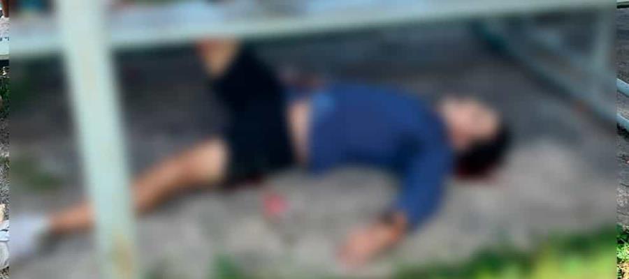 Asesinan a sujeto en campo de futbol de Bosques de Saloya, Nacajuca